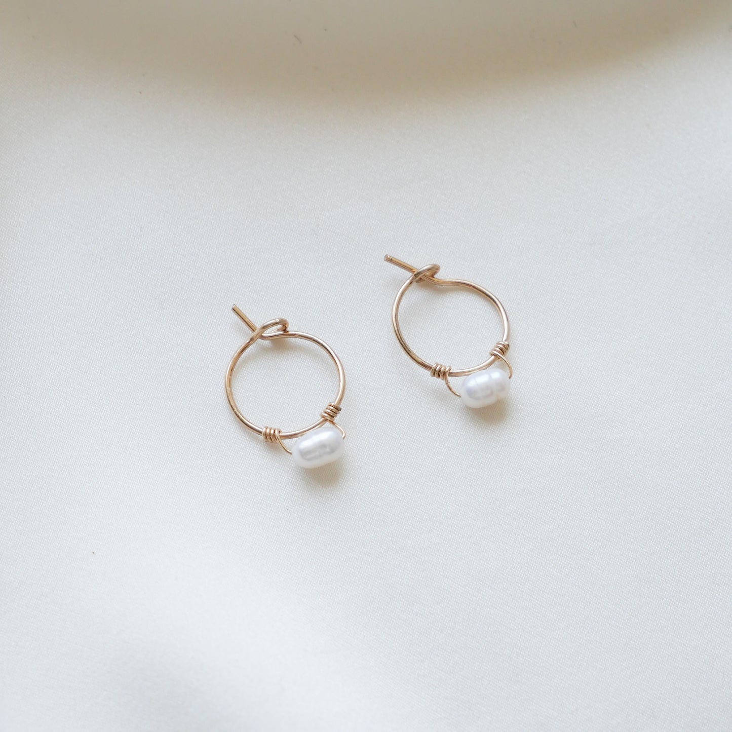 Mini créoles Clémence - Perles de culture