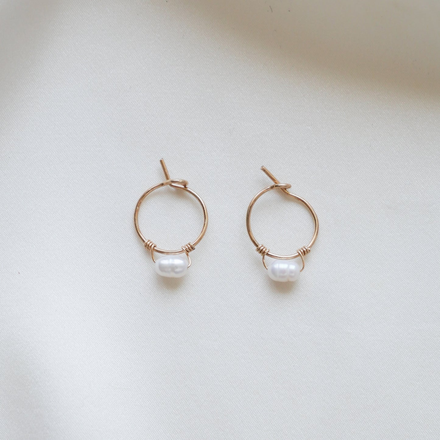 Mini créoles Clémence - Perles de culture