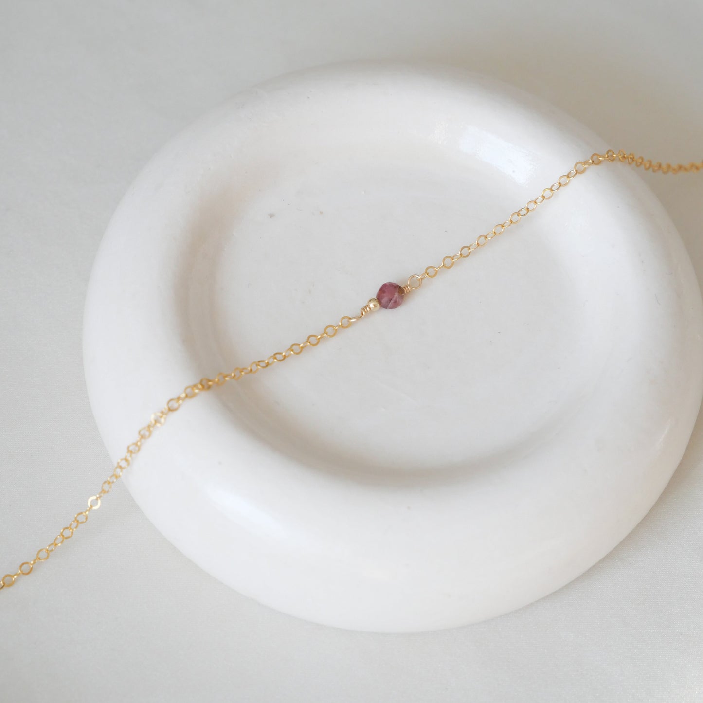 Chocker Anaya - Tourmaline rose