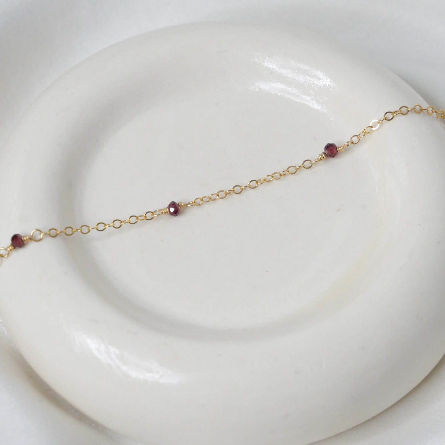 Bracelet Albane - Grenat