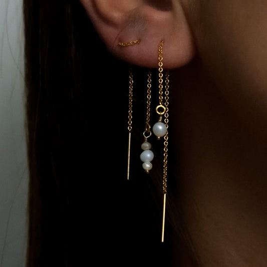 Boucles d'oreilles Roma - Perles de culture