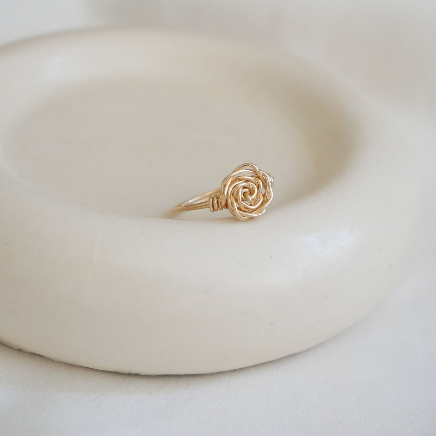 Bague Rosie torsadée