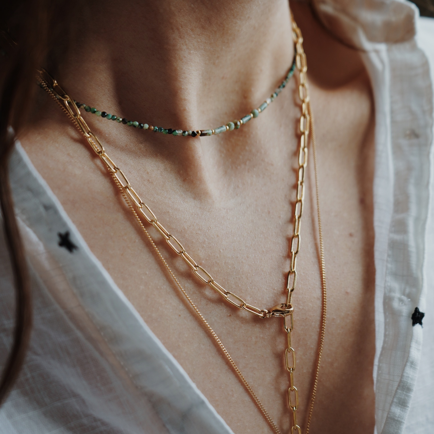Collier Hélène - Turquoise