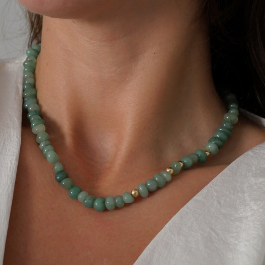 Collier Ivy - Aventurine verte