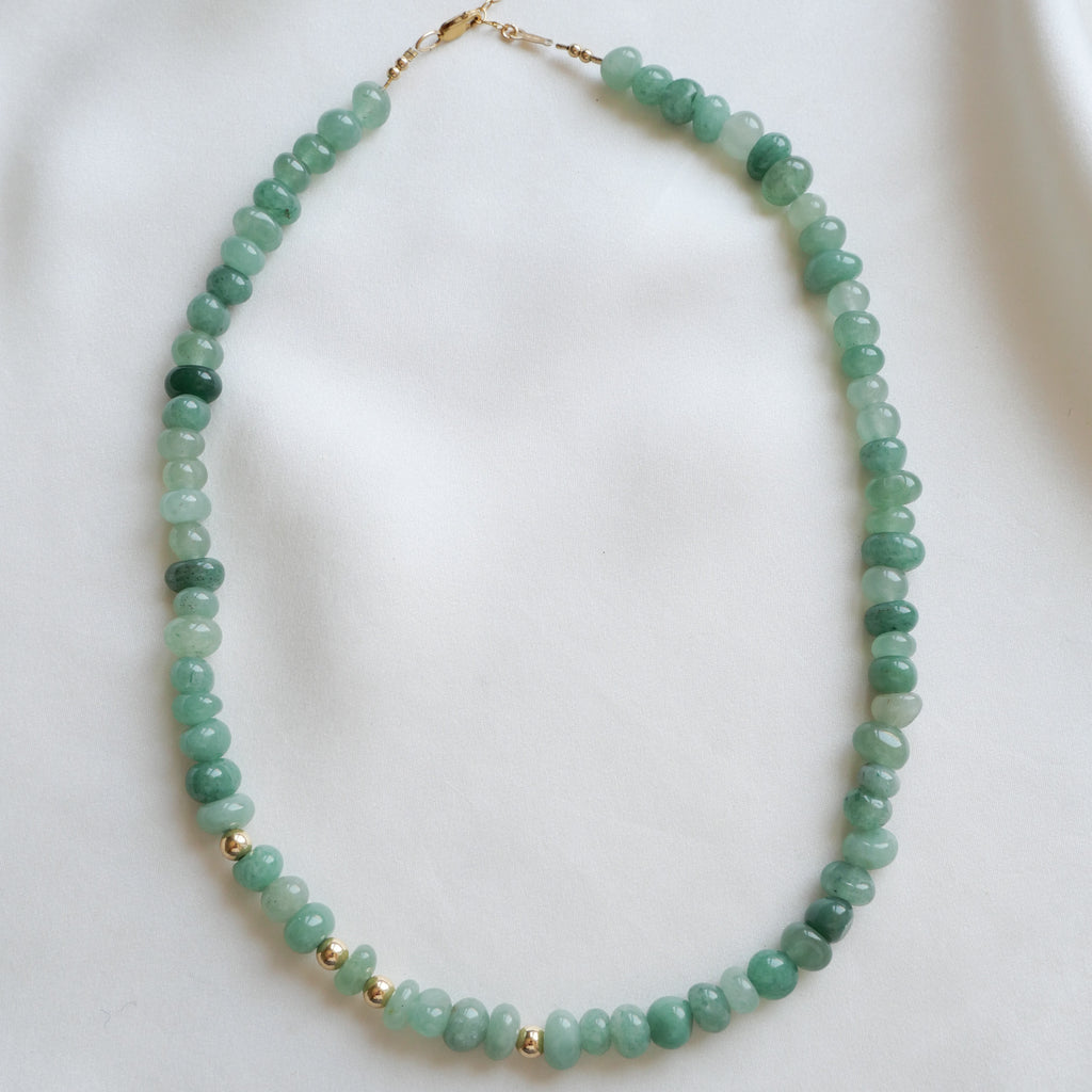 Collier Ivy - Aventurine verte