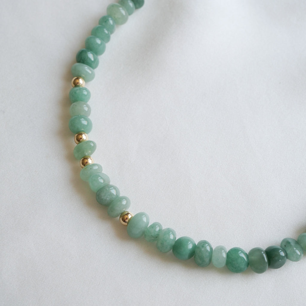 Collier Ivy - Aventurine verte