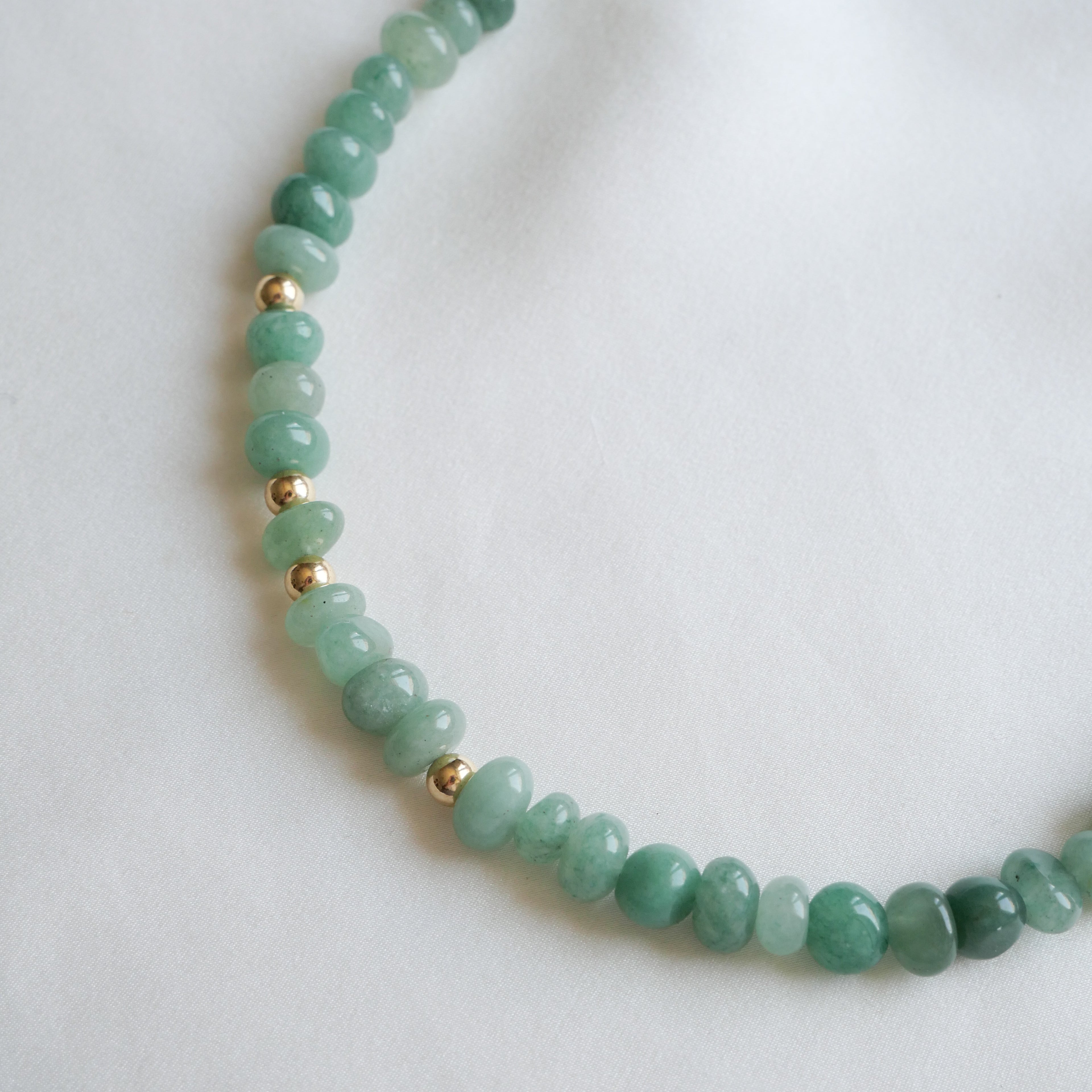 Collier Ivy - Aventurine verte