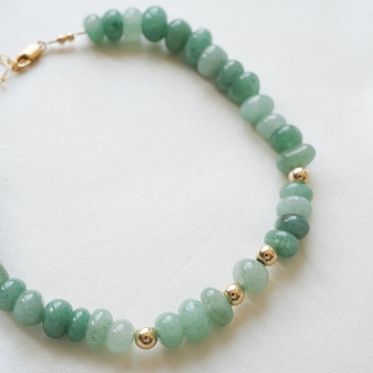 Bijou de cheville Ivy - Tourmaline verte