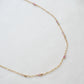 Choker Céleste - Tourmaline rose