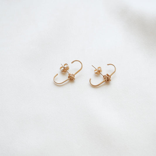 Boucles d'oreilles Rachel - Or Laminé