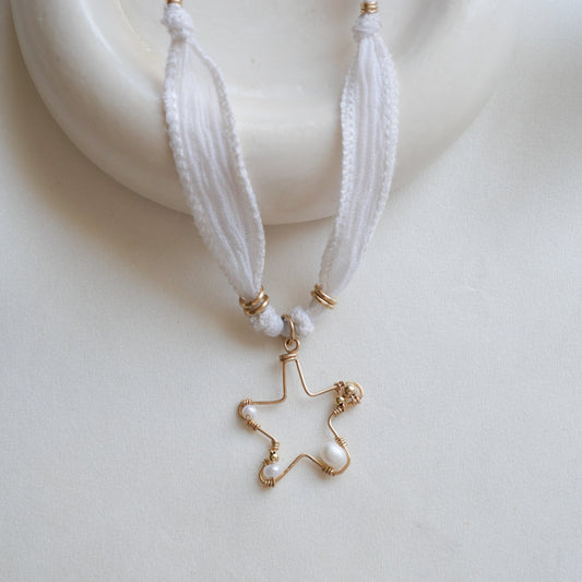 Collier mini Arielle - cordon