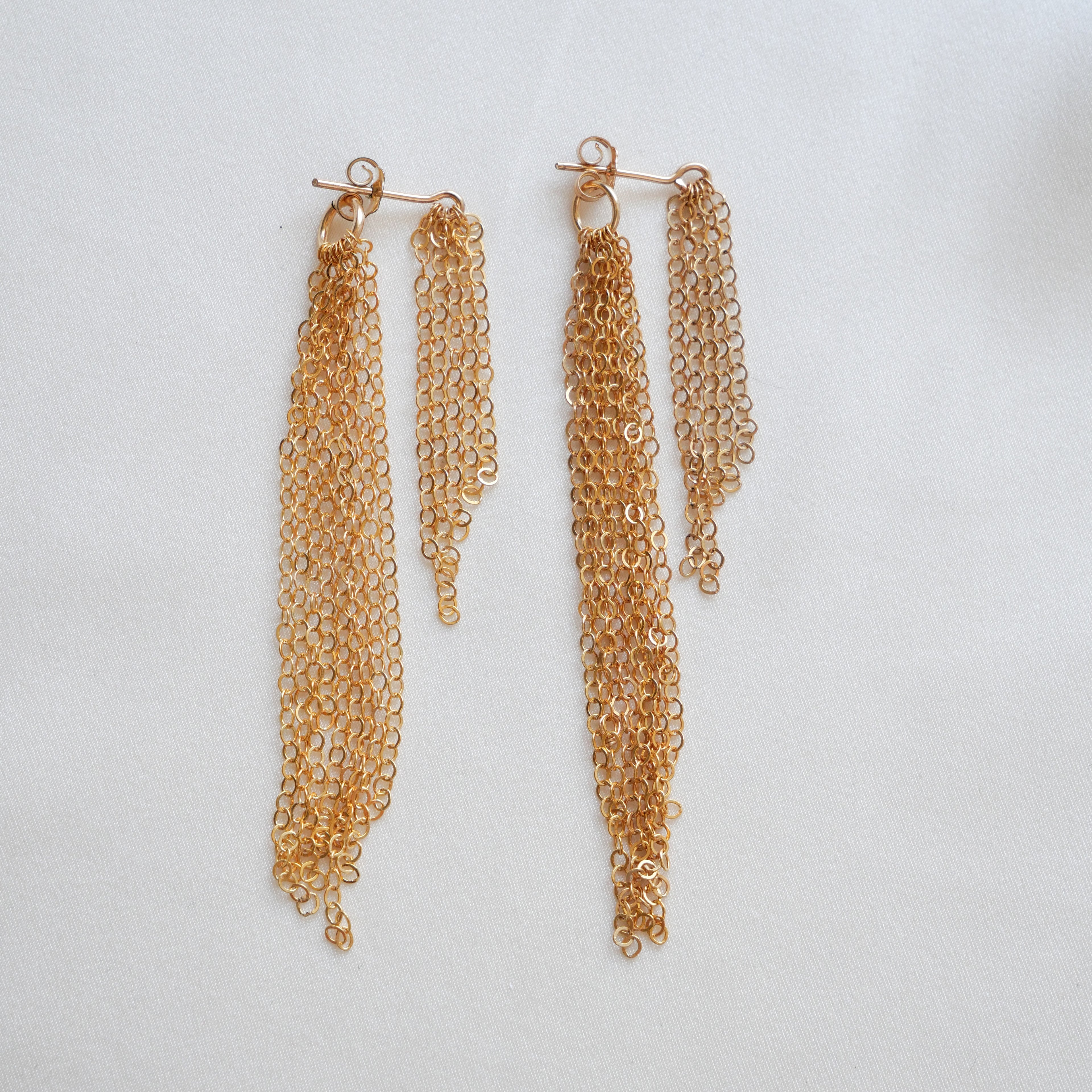 Maxi boucles Sophia - Or laminé