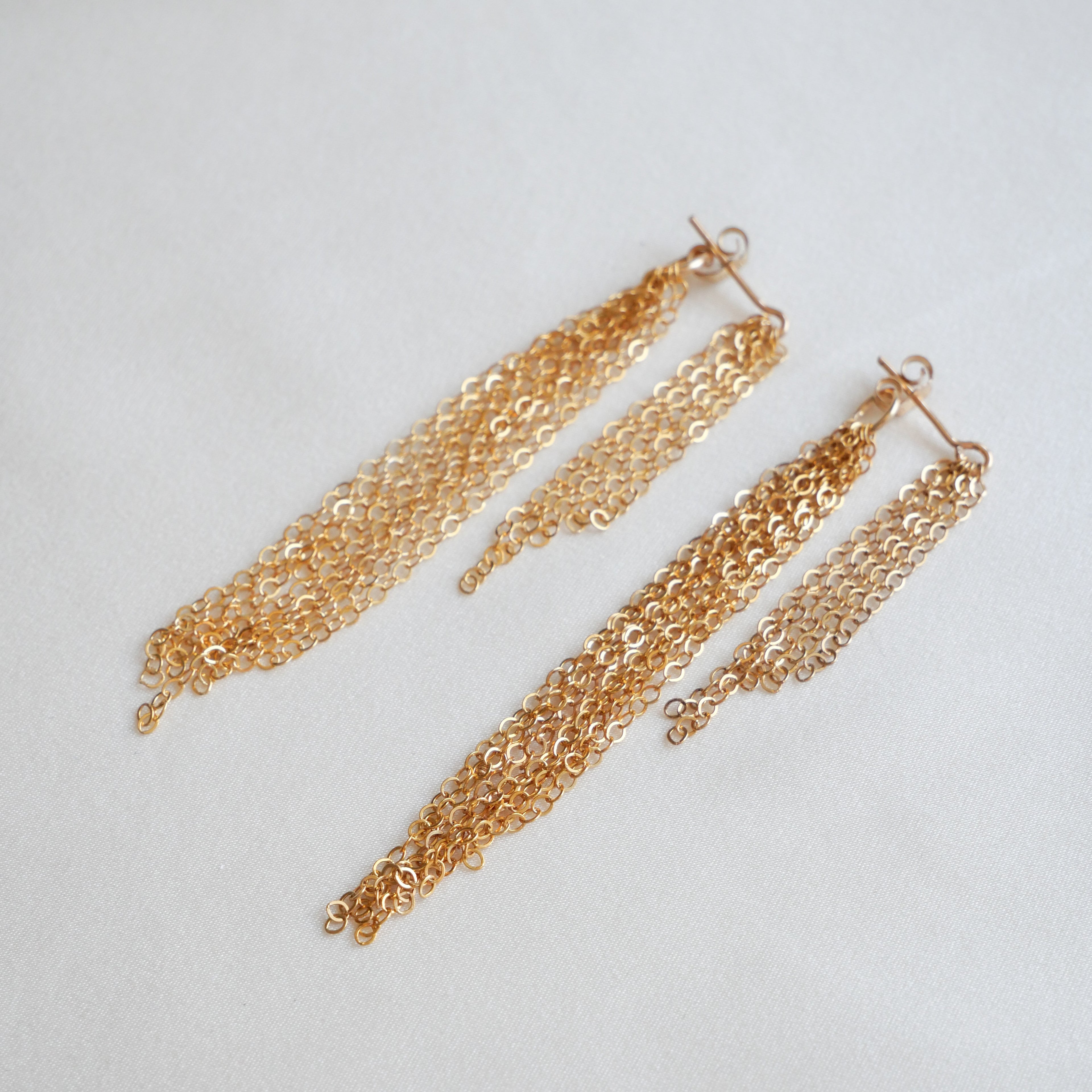 Maxi boucles Sophia - Or laminé