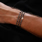 Bracelet homme Barnabé - Onyx, hématite silver