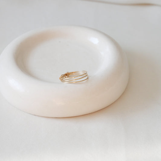 Bague Flavie - Or Laminé