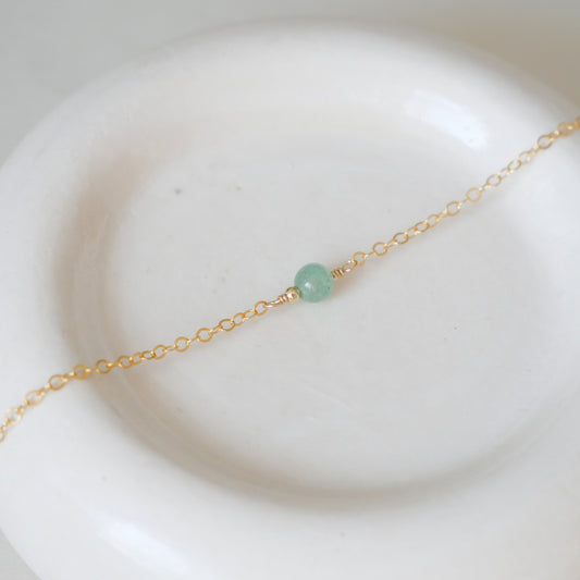 Chocker Anaya - Aventurine verte
