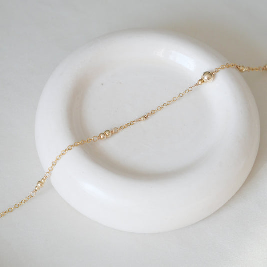 Bijou de cheville Charlie - Or Laminé 14K