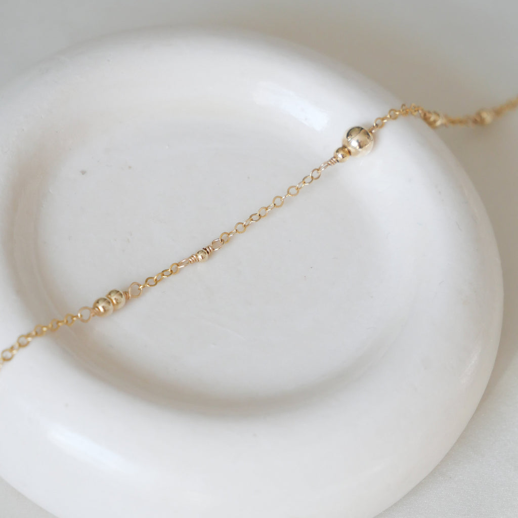 Bijou de cheville Charlie - Or Laminé 14K