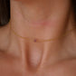 Chocker Anaya - Tourmaline rose