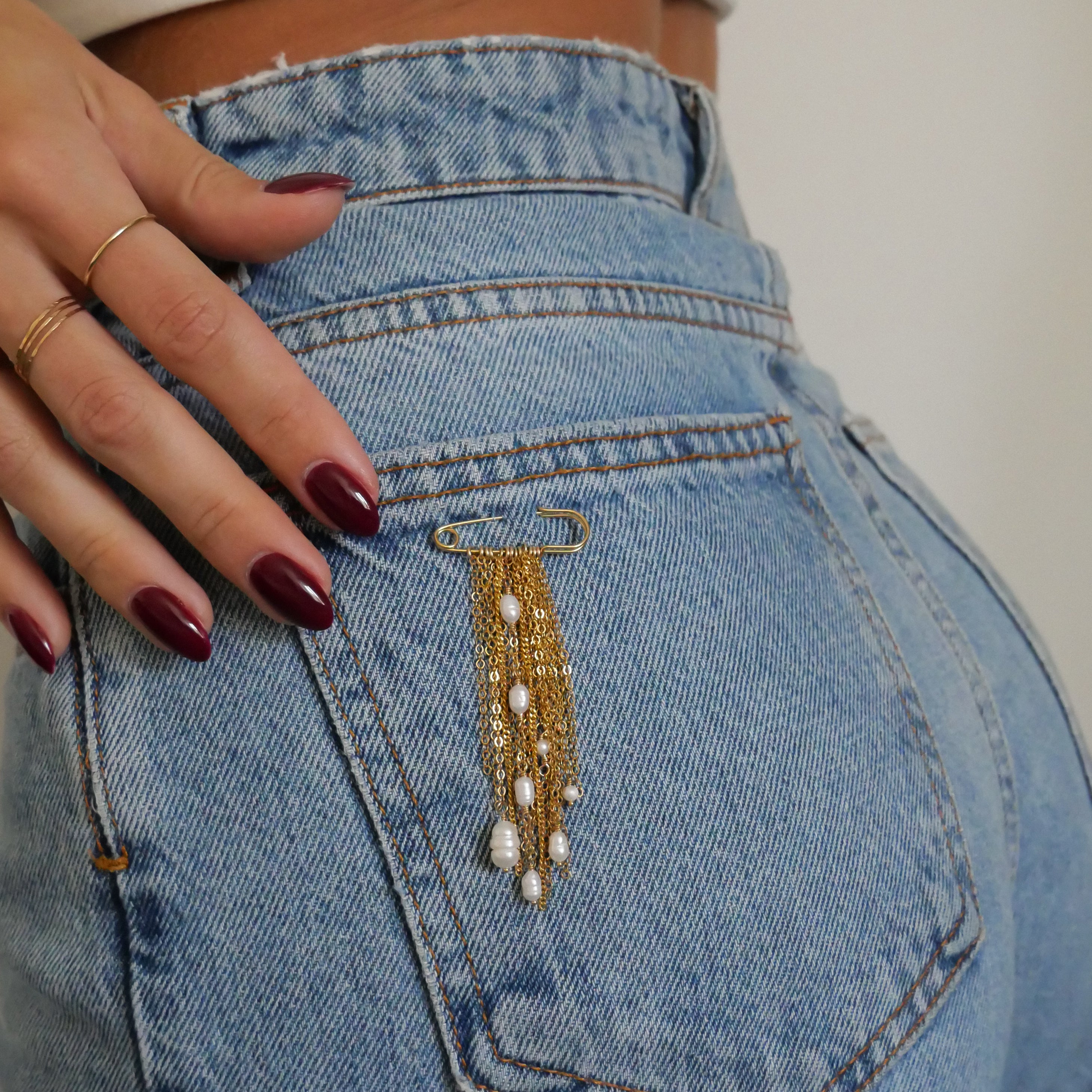 Broche Stella - Or Laminé