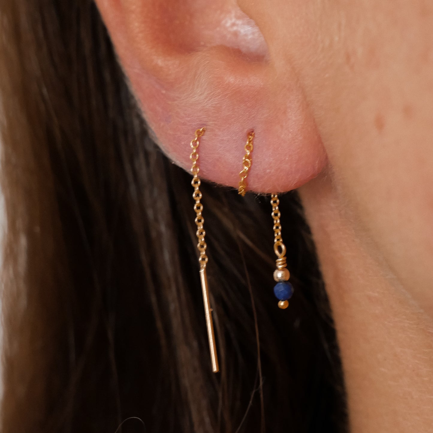 Mono boucle Gisèle - Lapis Lazuli