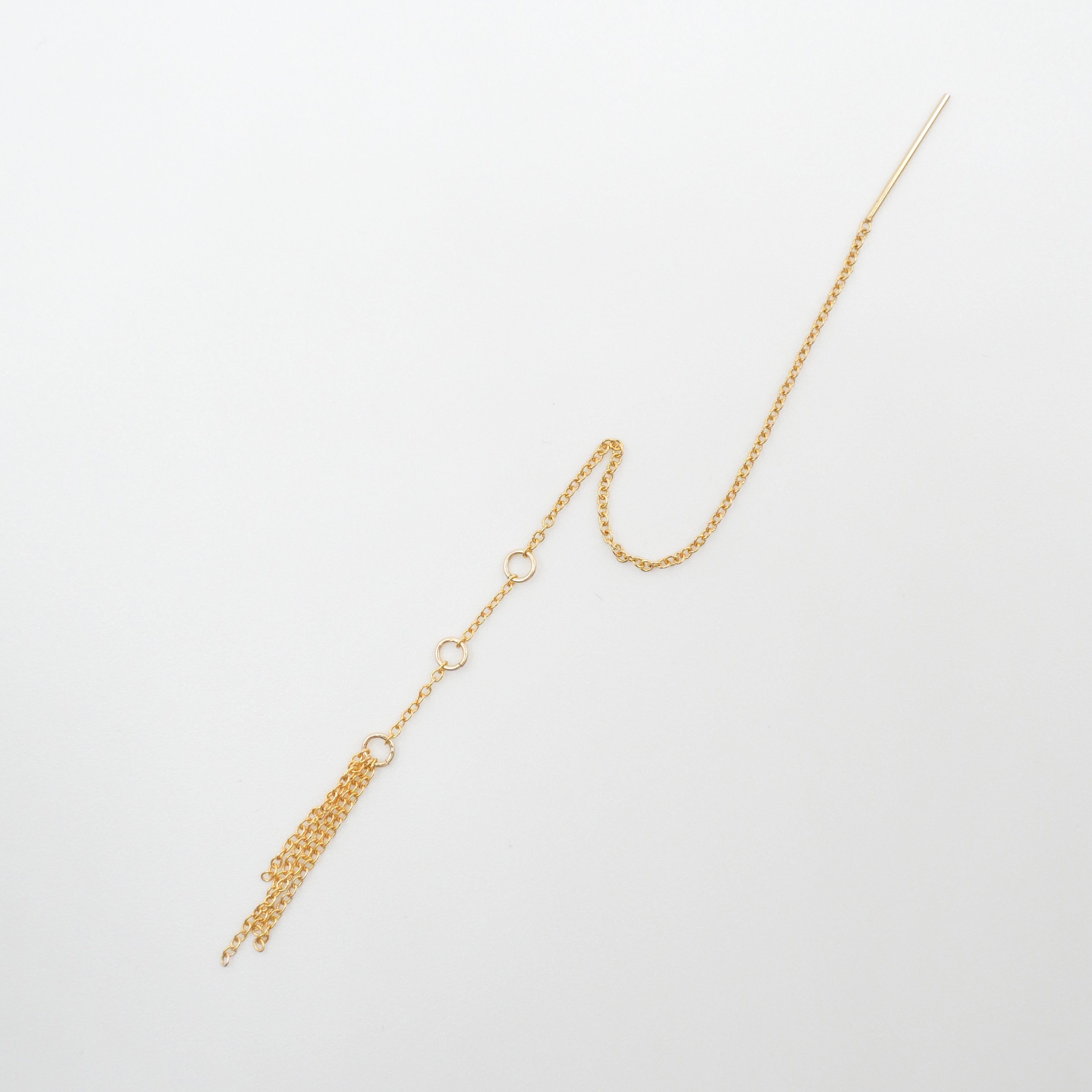 Mono boucle Circle - Or Laminé