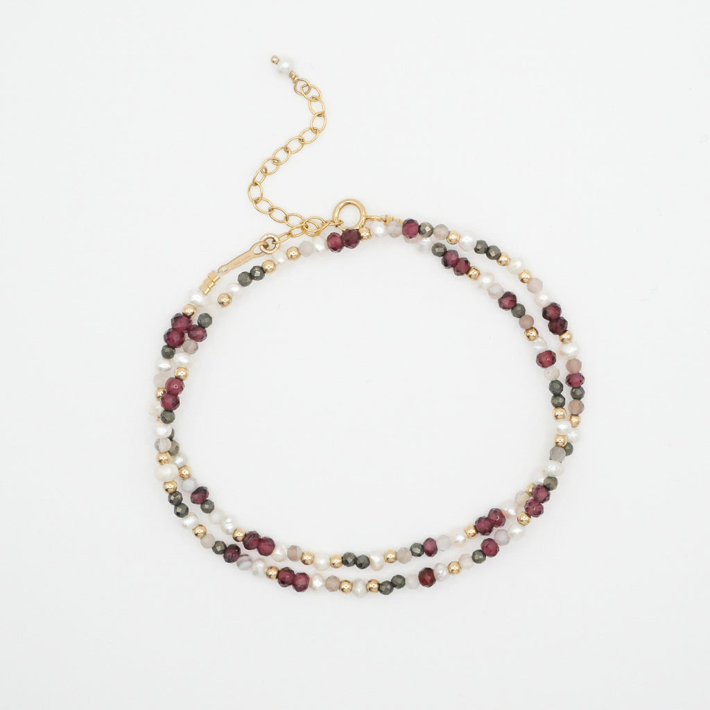 Collier double bracelet Cosmic