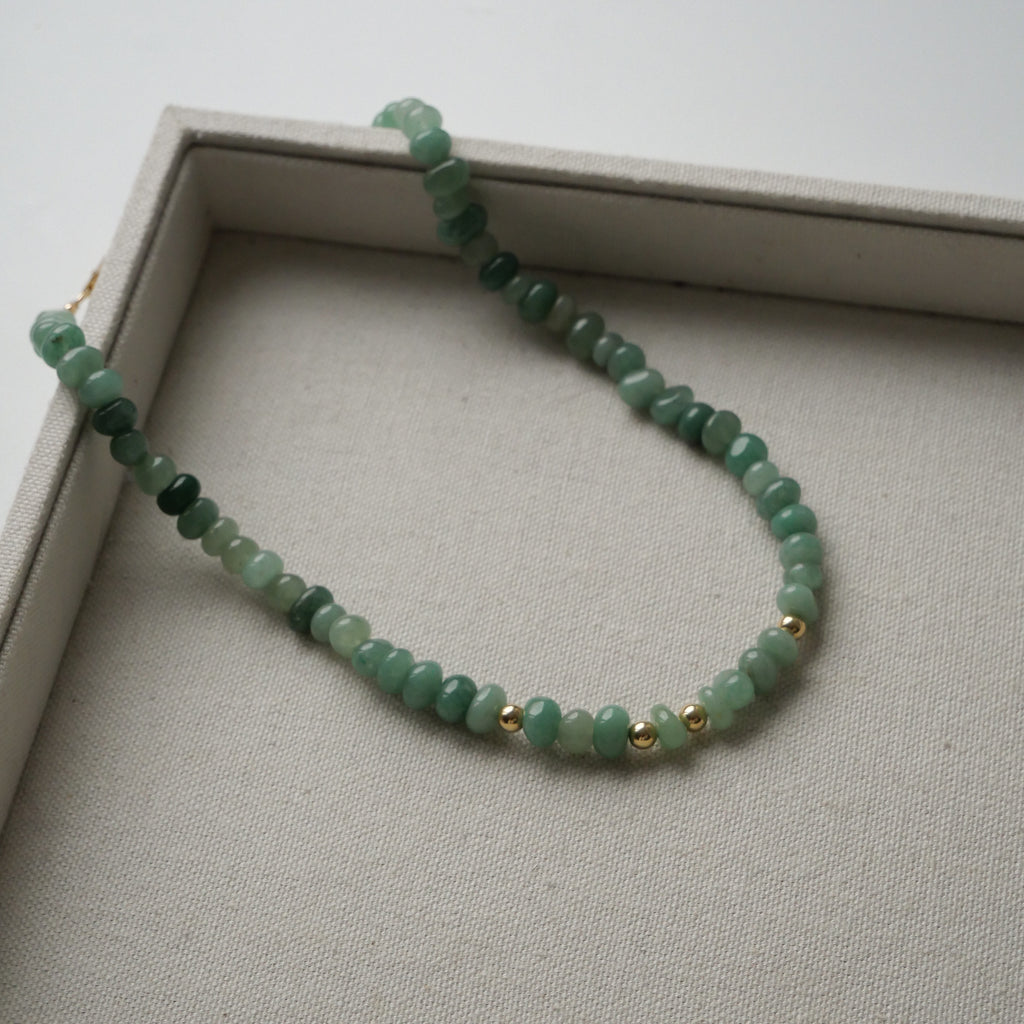 Collier Ivy - Aventurine verte