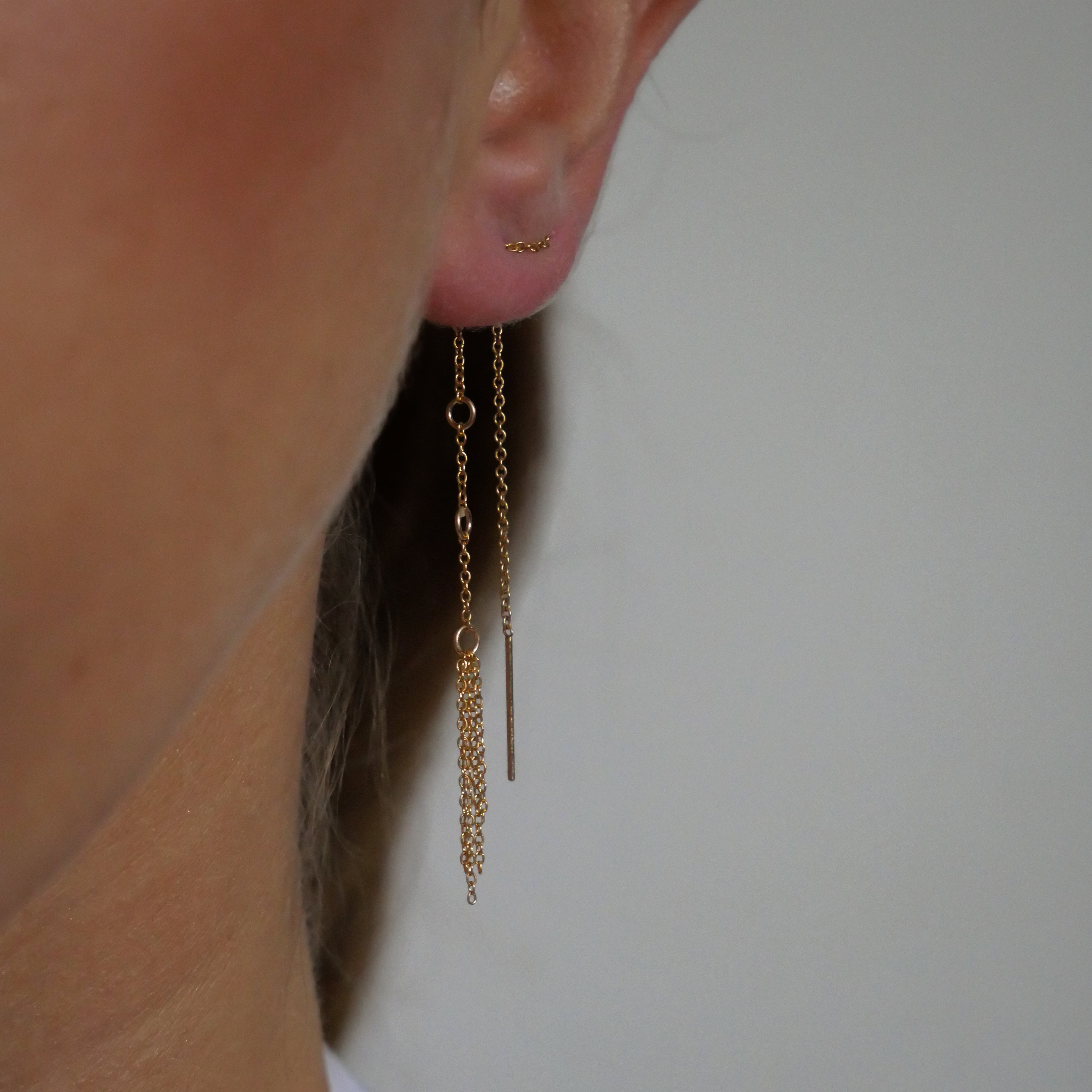 Mono boucle Circle - Or Laminé