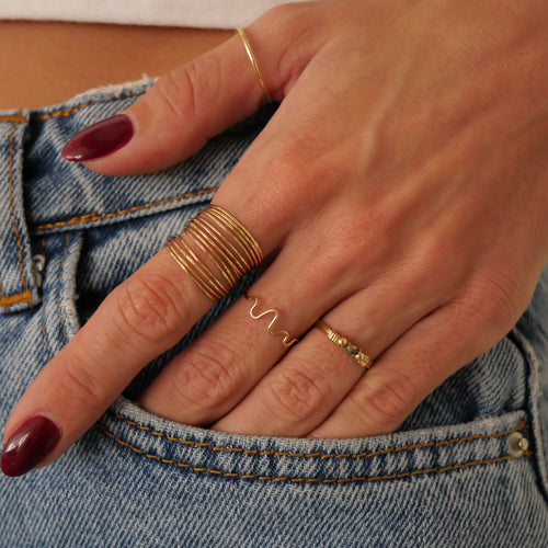 Bague Francine - Pyrite