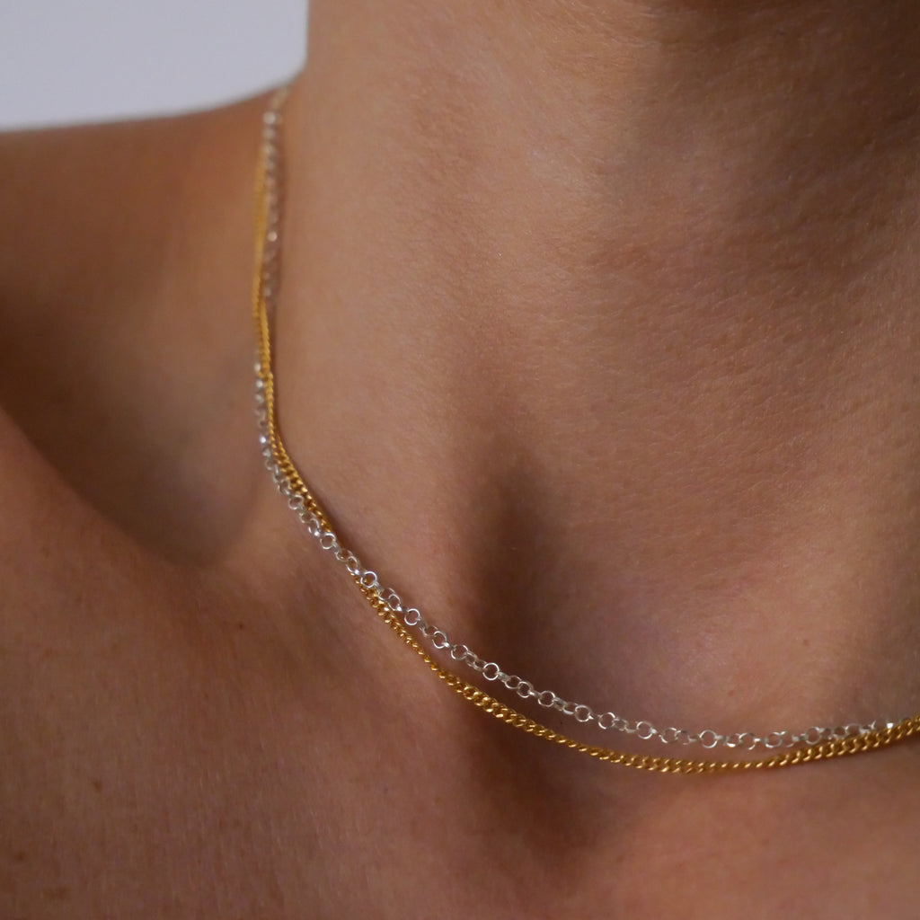 Collier double bracelet Amber