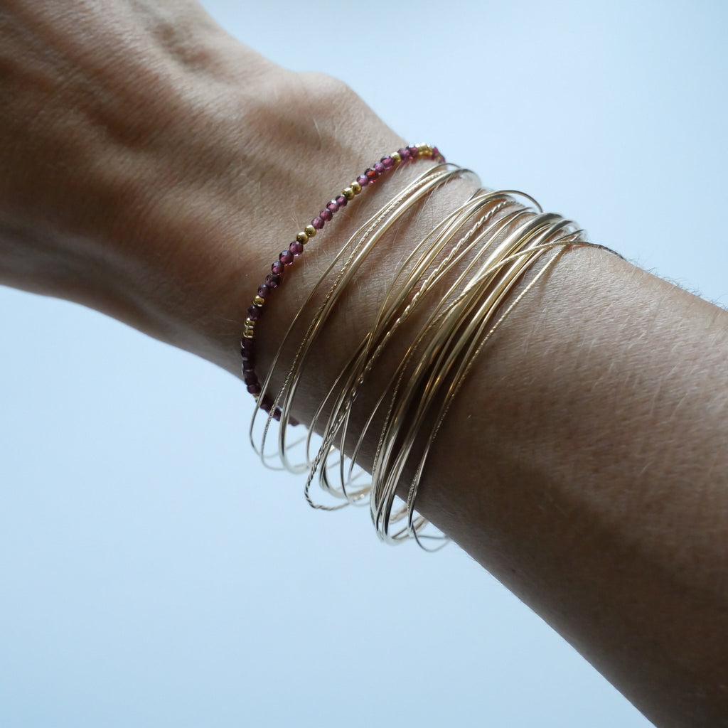 Bracelet Gemma - Grenat