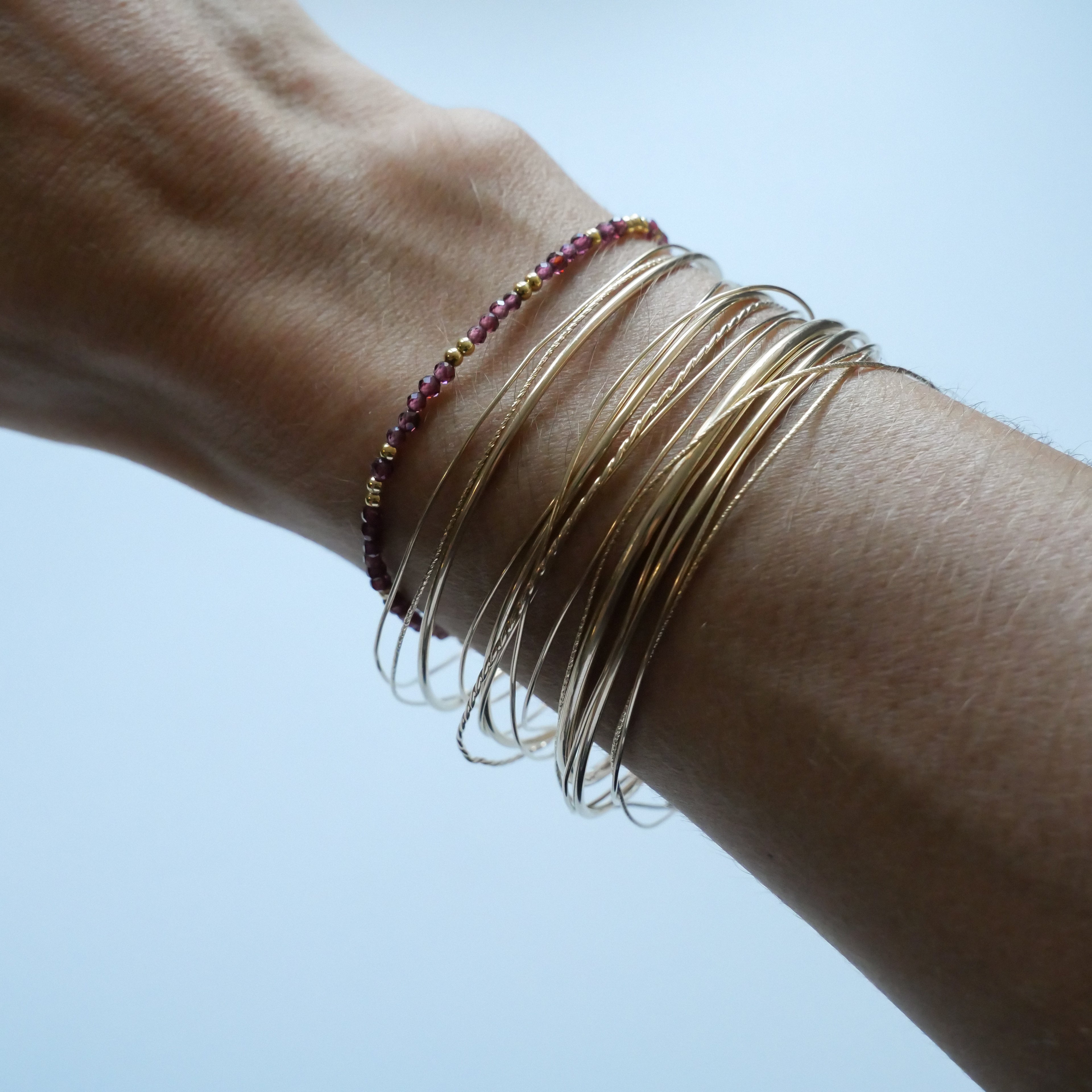 Bracelet Gemma - Grenat