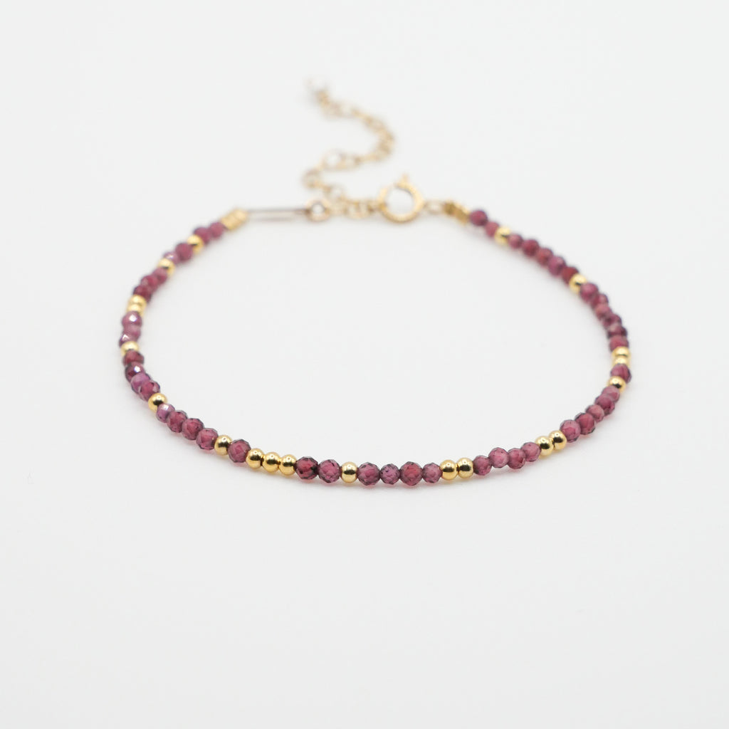 Bracelet Gemma - Grenat