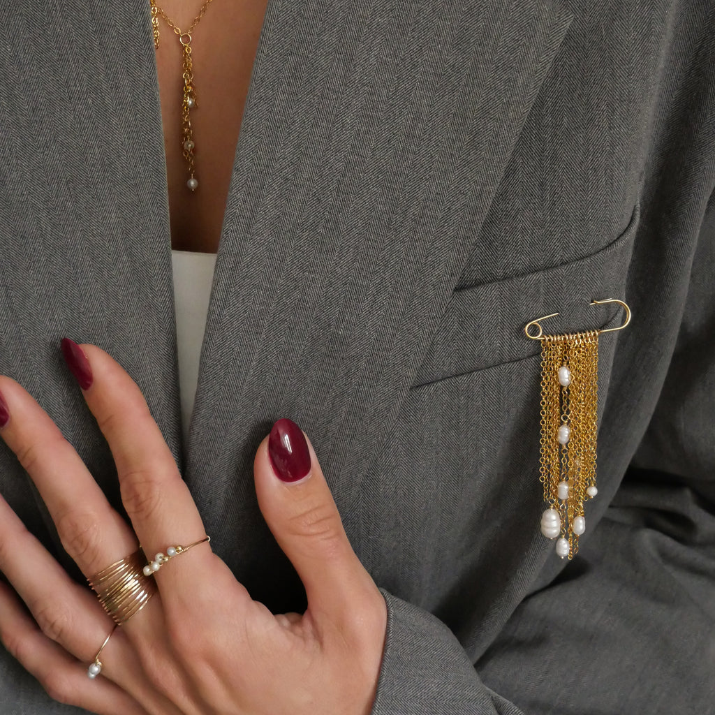 Broche Stella - Or Laminé