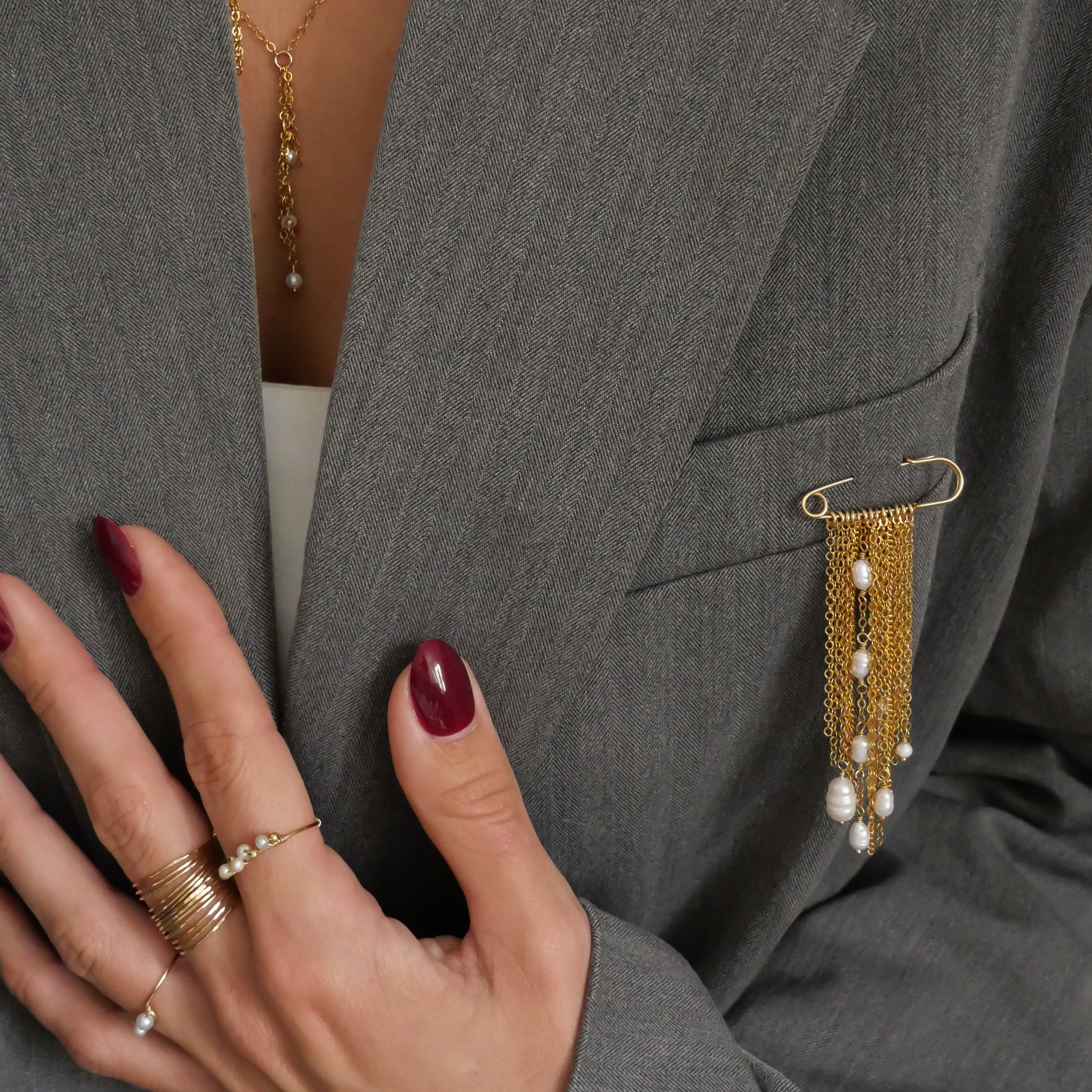 Broche Stella - Or Laminé