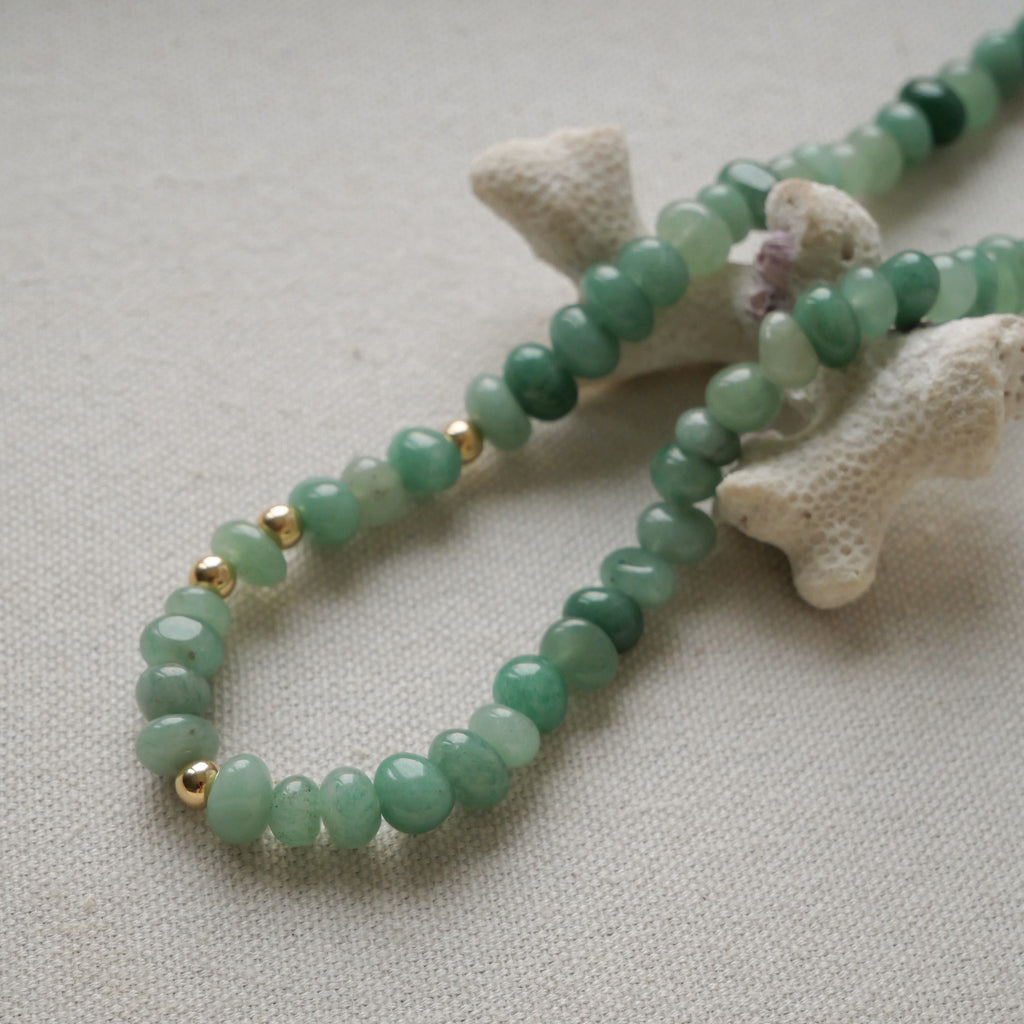 Collier Ivy - Aventurine verte