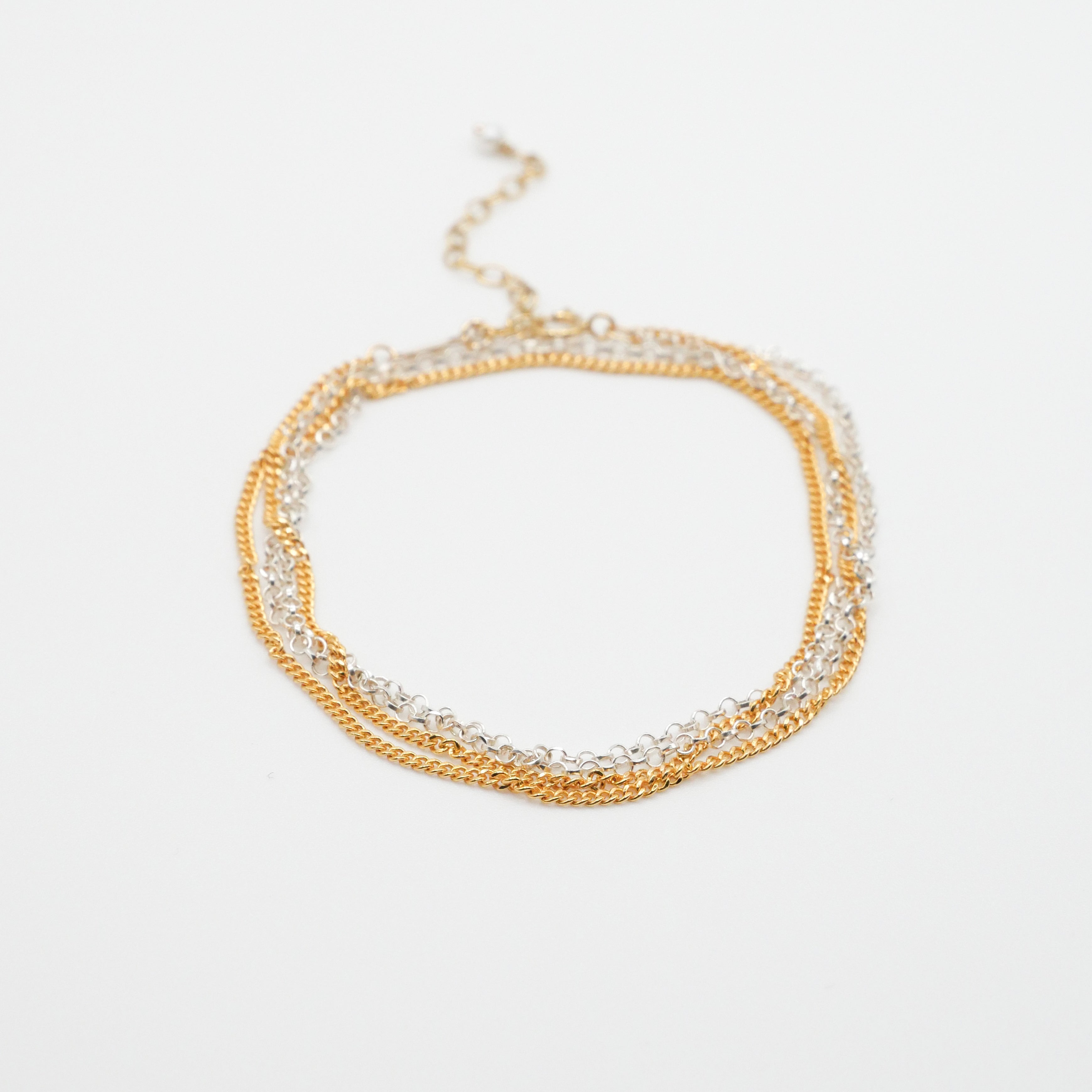 Collier double bracelet Amber
