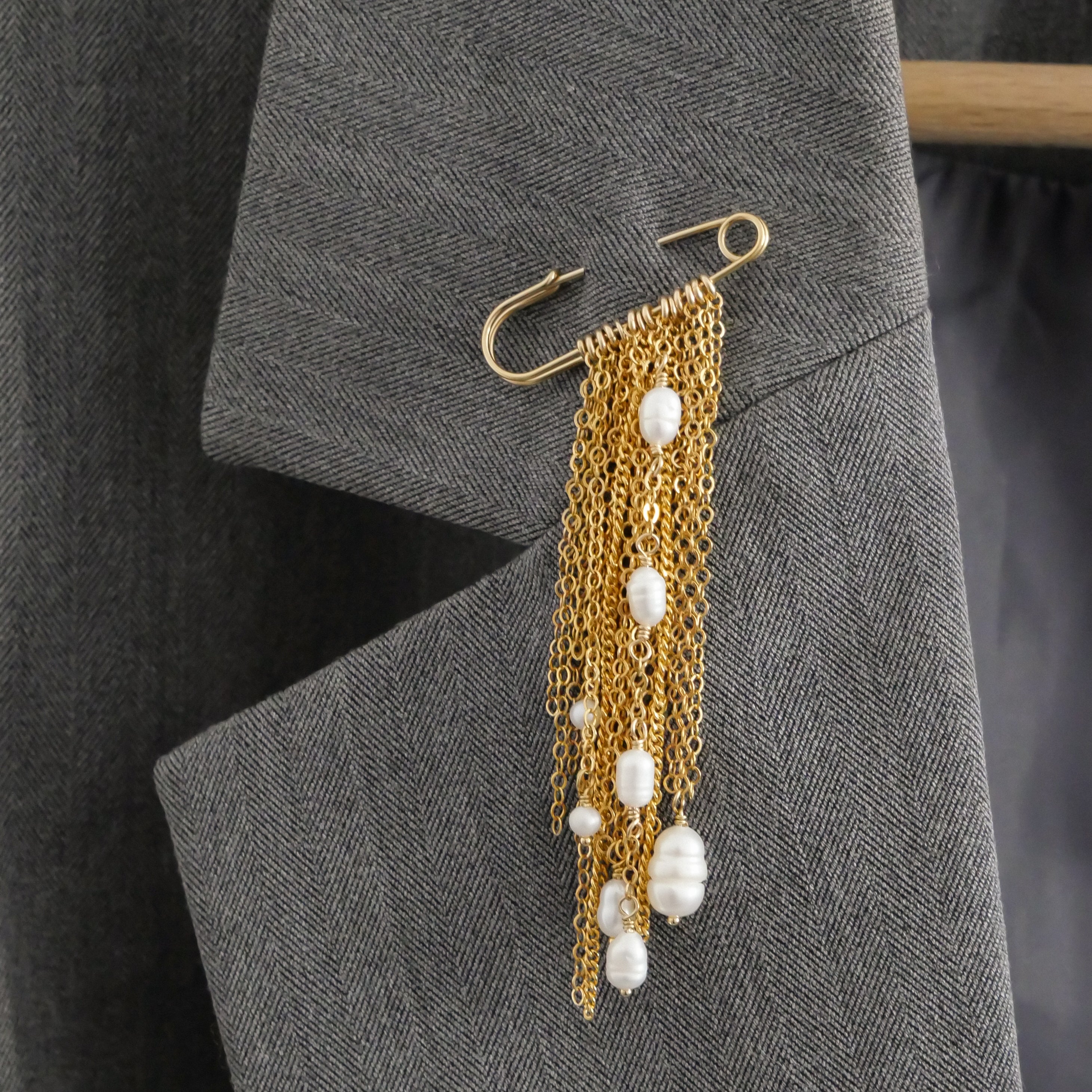 Broche Stella - Or Laminé