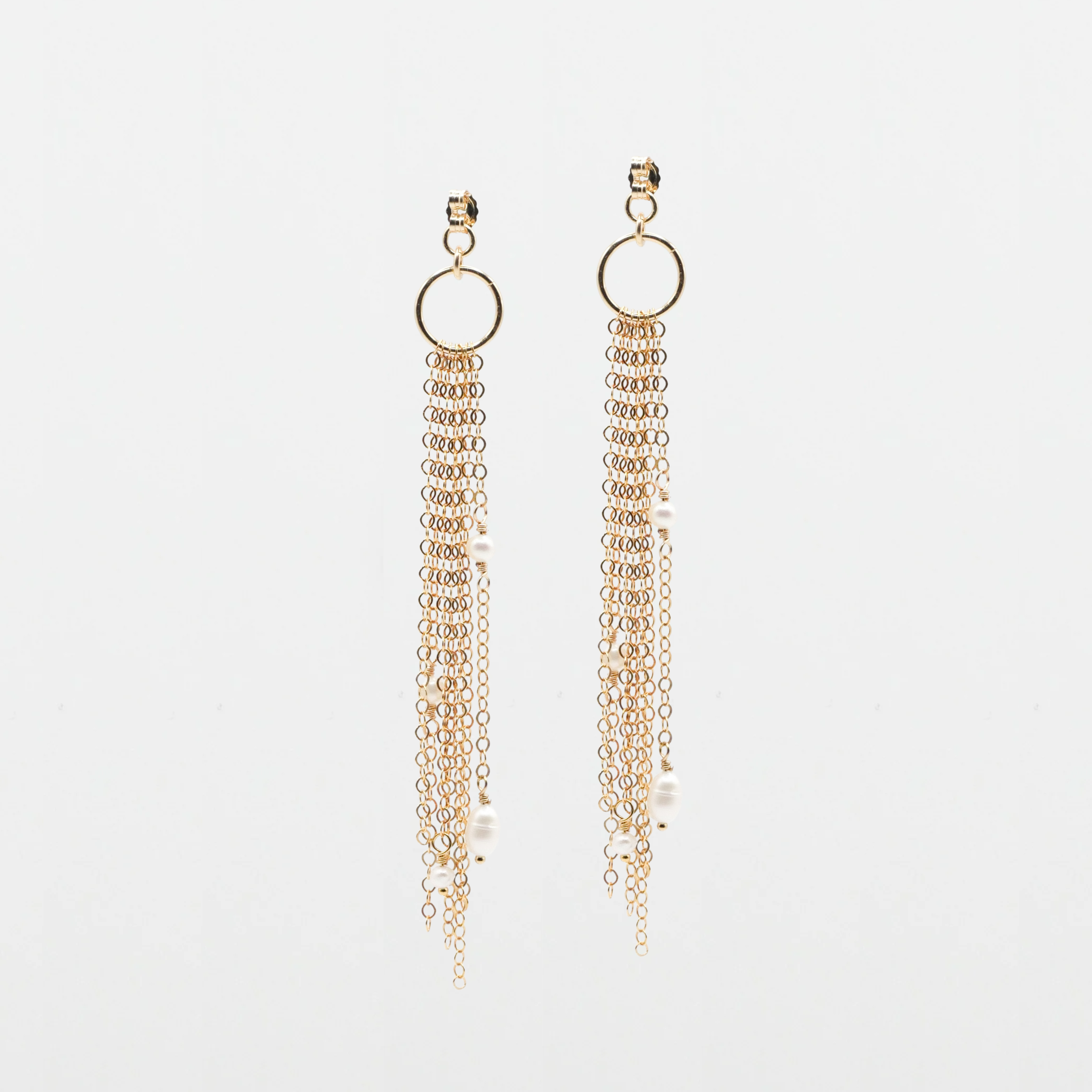 Fermoirs de boucles d'oreilles Ana - Or Laminé