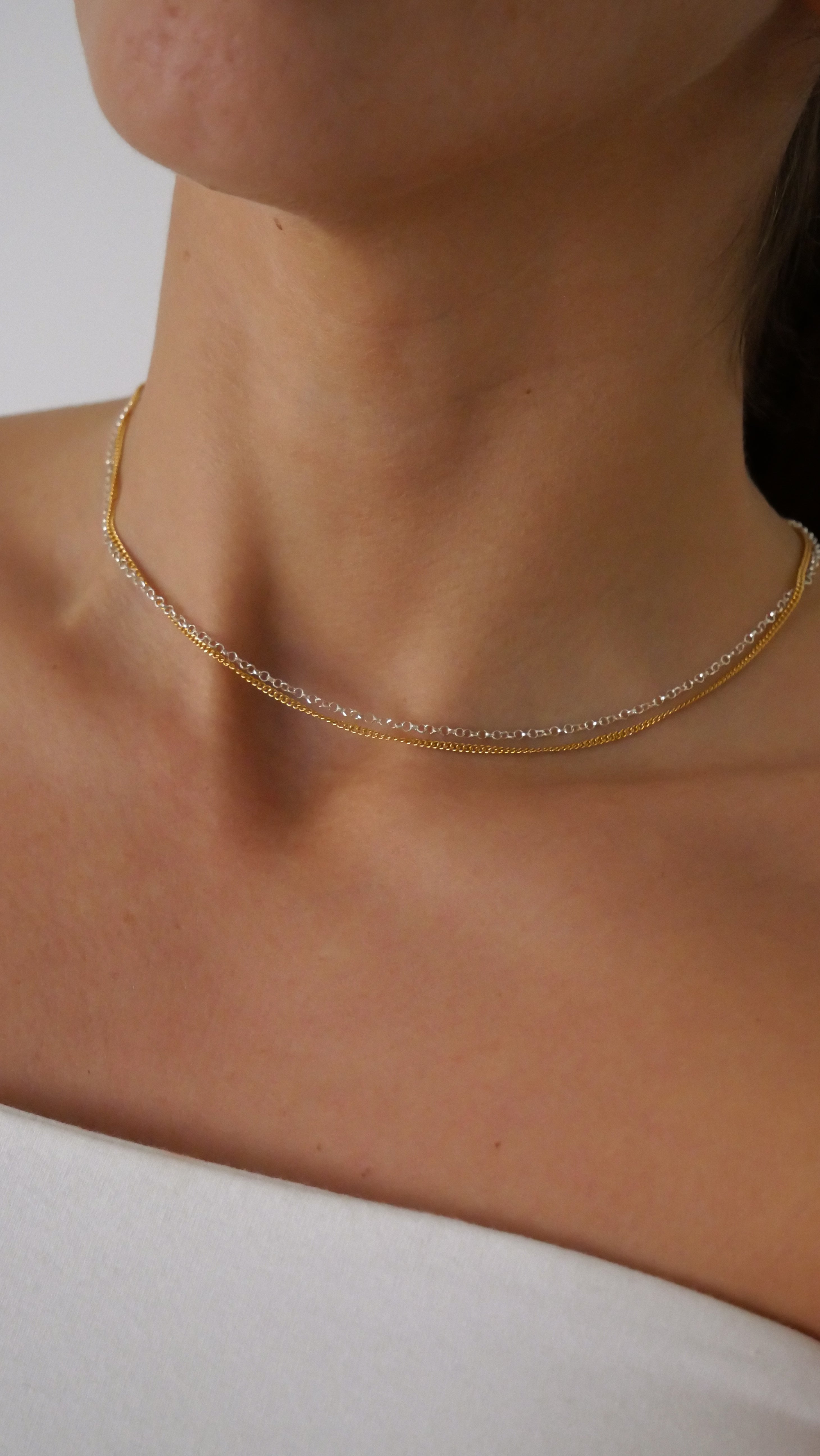 Collier double bracelet Amber