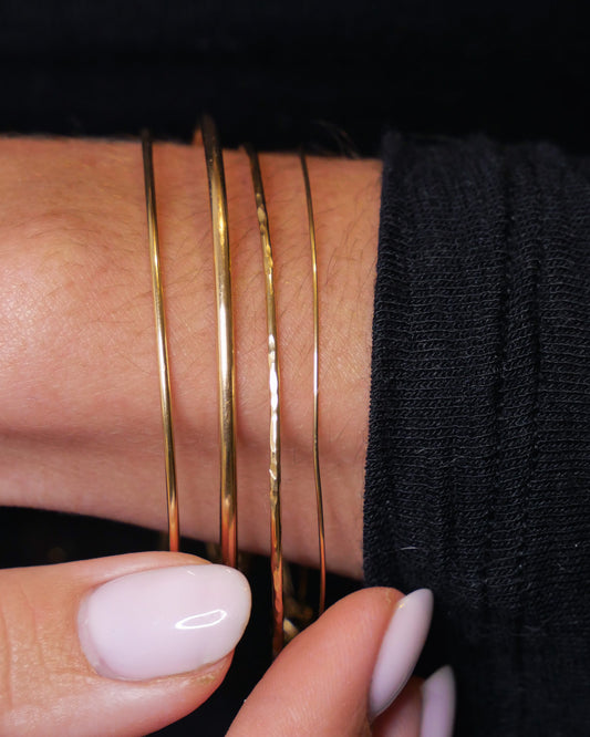 Jonc épais Zora - Or laminé