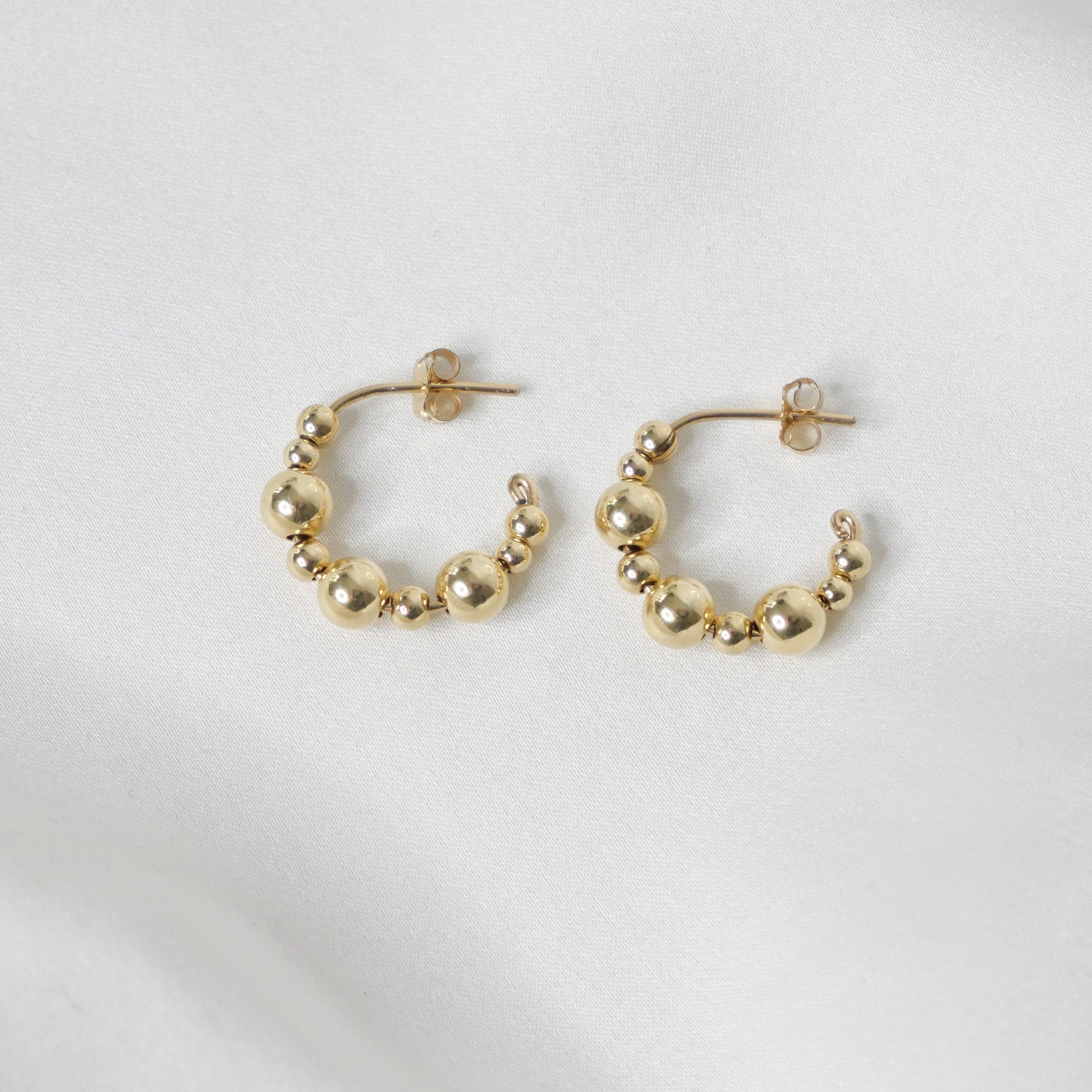 Créoles Luna - Or Laminé