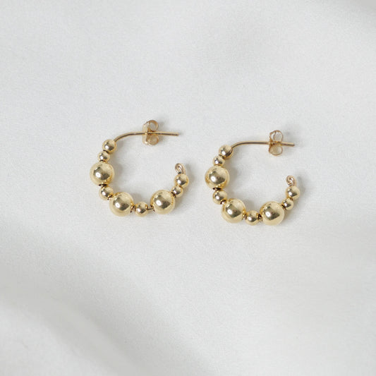 Créoles Luna - Or Laminé