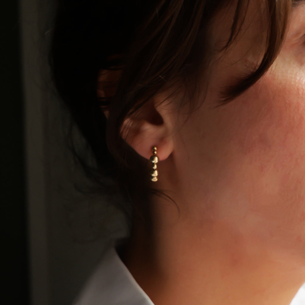 Créoles Luna - Or Laminé