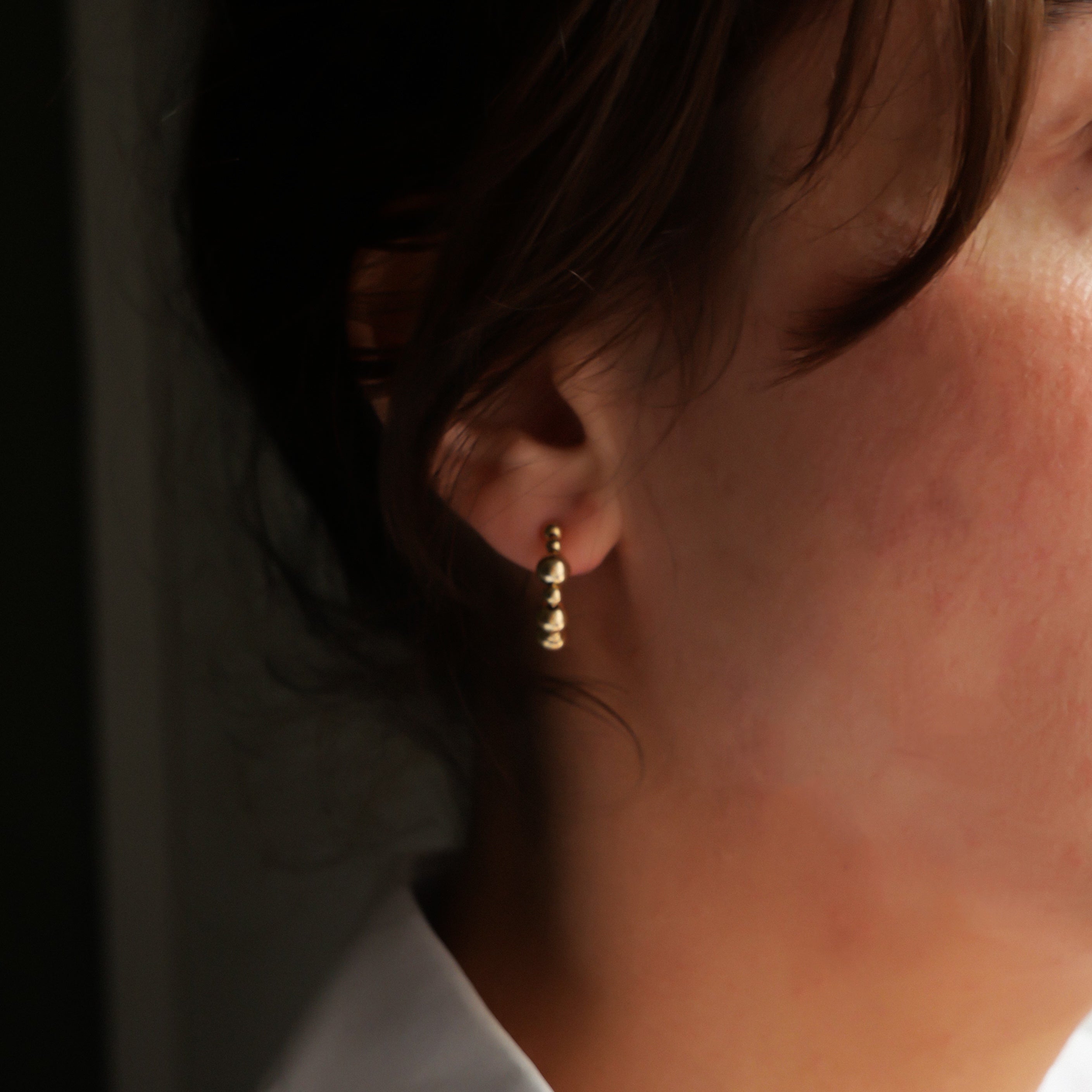 Créoles Luna - Or Laminé