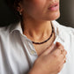 Collier Raymonde - Chips Grenat