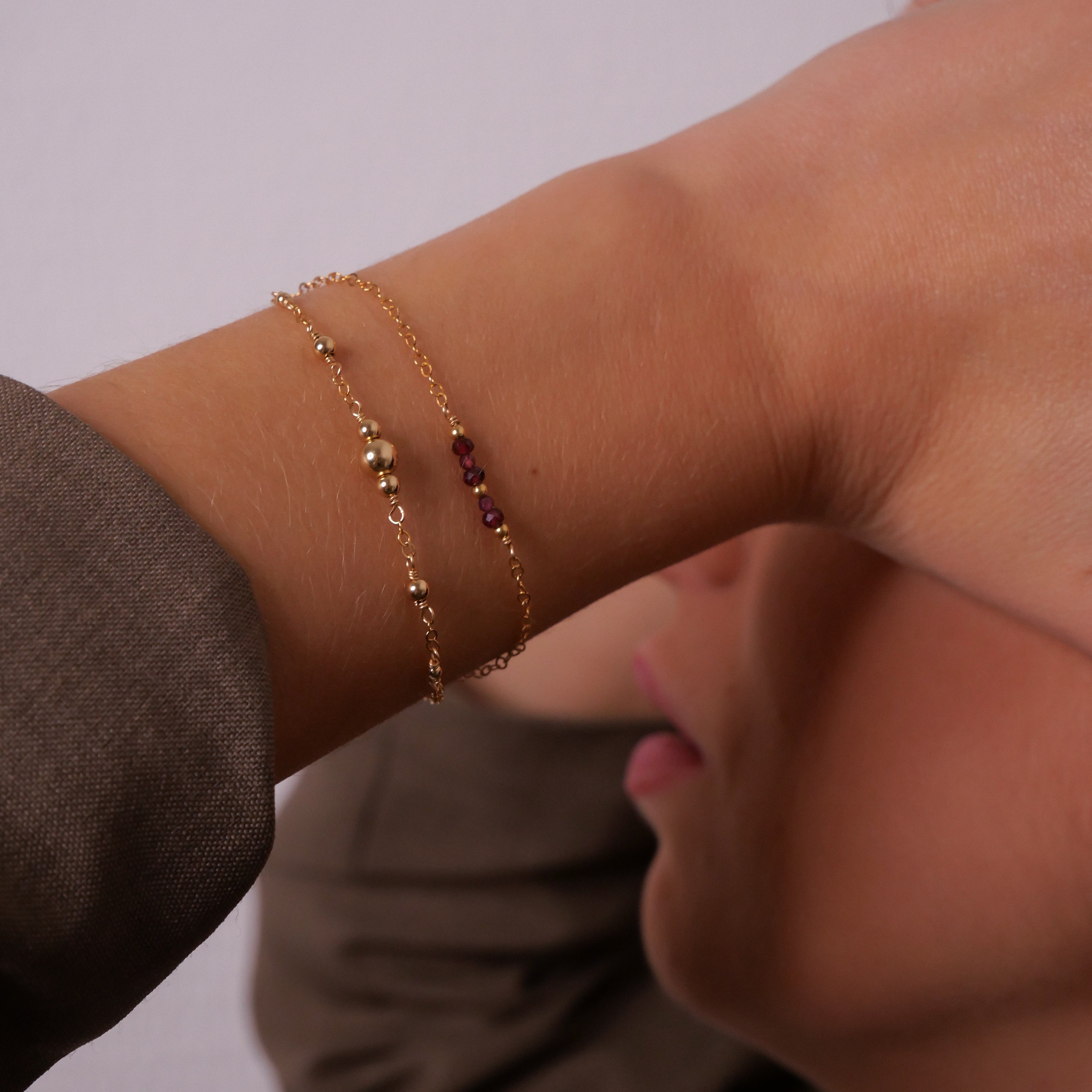 Bracelet Sophia - Grenat
