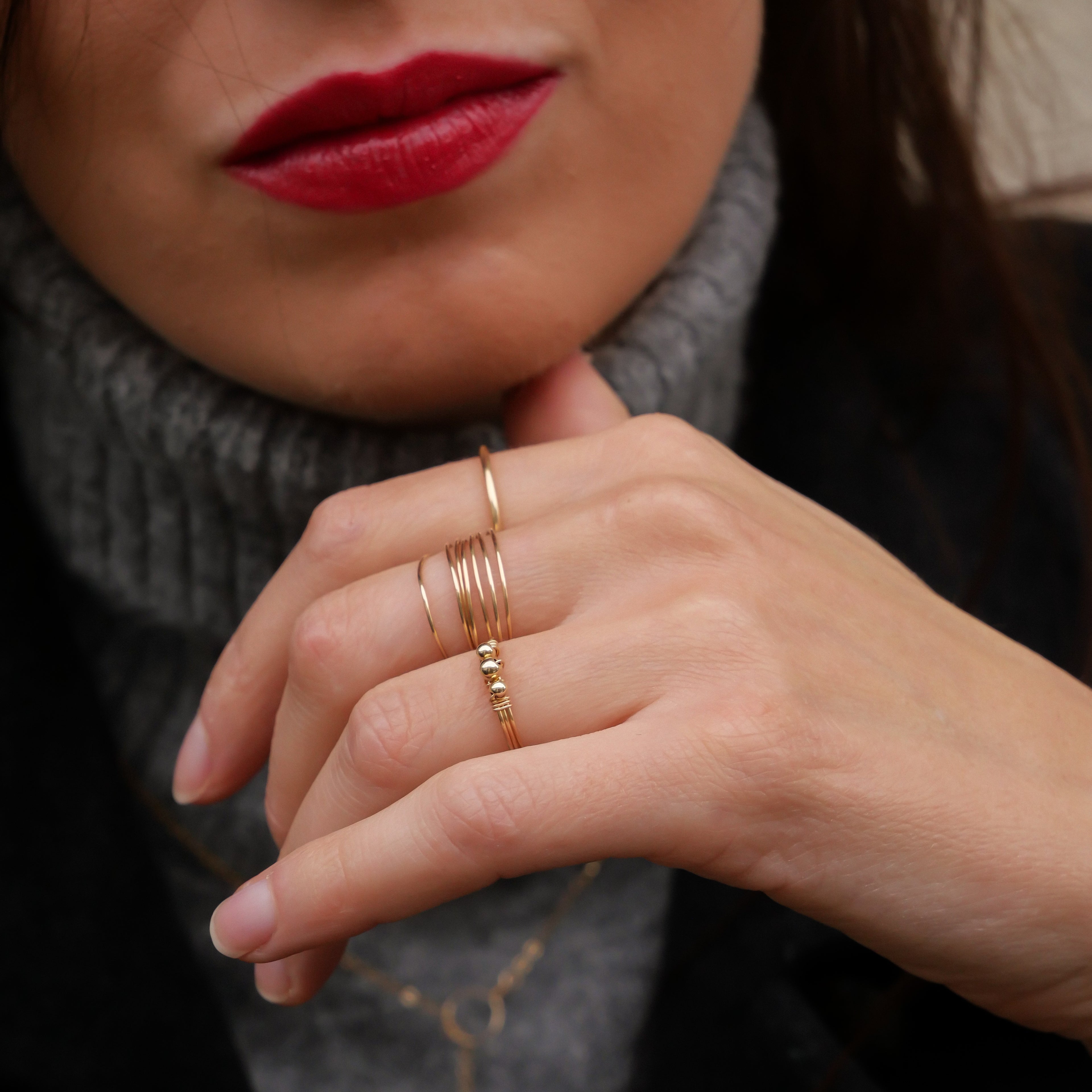 Bague Martine - Or laminé