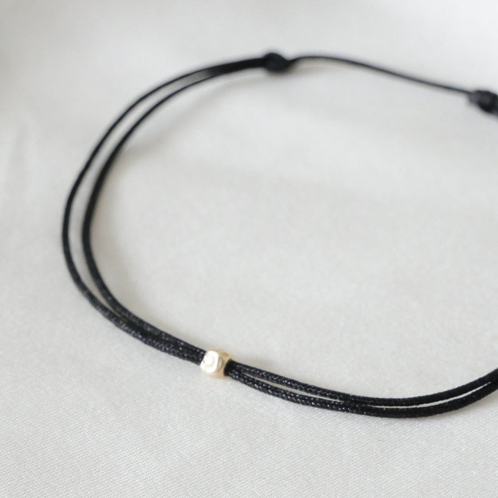 Bracelet cordon homme Octave - pépite Gold Filled 14K